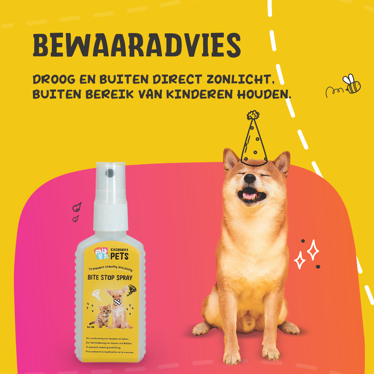 Excellent Pets Bite Stop Spray 50 ml 2026 Excellent Pets Bite Stop Spray 50 ml - Afbeelding 6