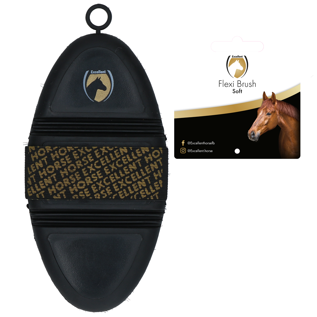 Excellent Horse Flexi Brush Soft 2026 Excellent Horse Flexi Brush Soft - Afbeelding 2
