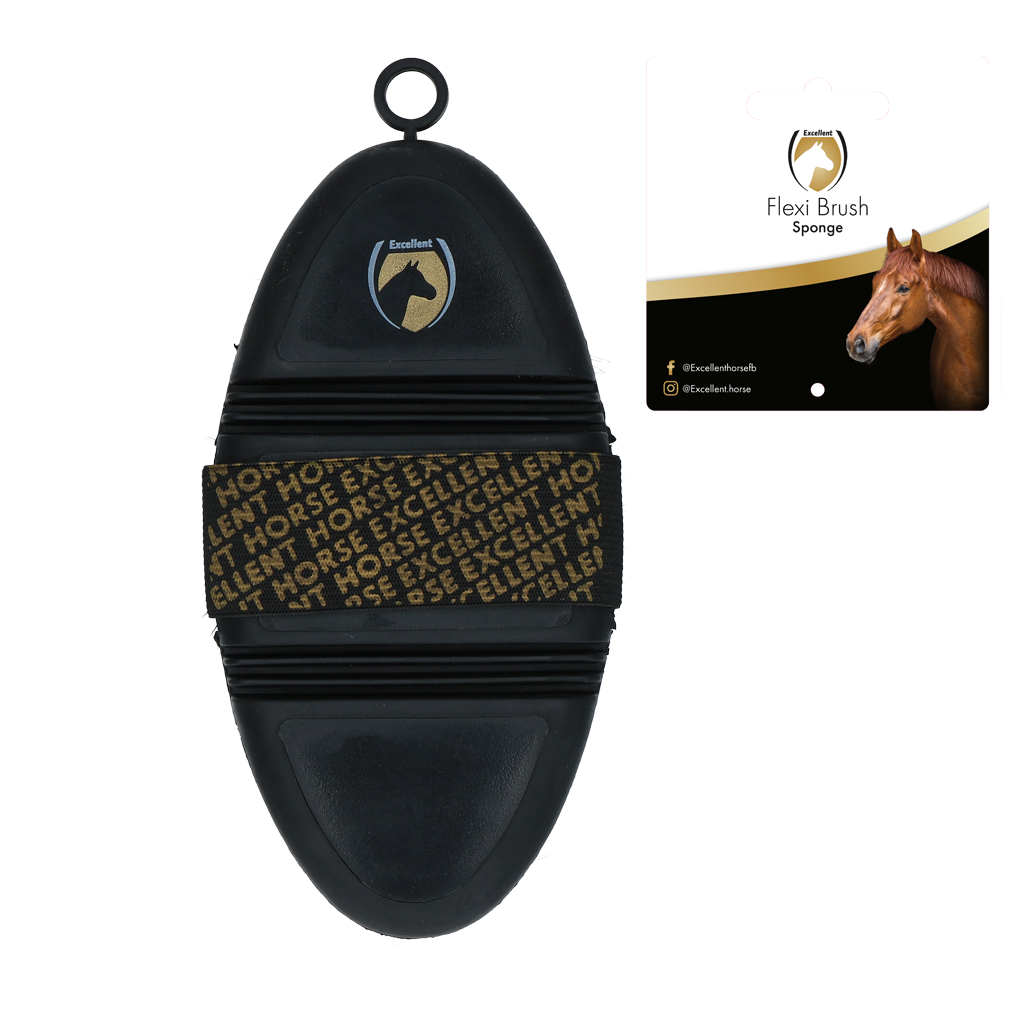 Excellent Horse Flexi Brush Sponge 2026 Excellent Horse Flexi Brush Sponge - Afbeelding 2