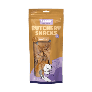 Braaaf Butchery Snacks Konijnenoren 80 g