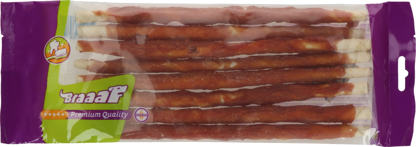Braaaf Rawhide Twister Eend (8 st.) - 25 cm 2026 Braaaf Rawhide Twister Eend (8 st.) - 25 cm