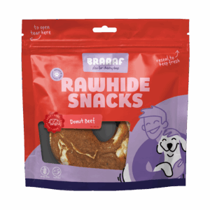 Braaaf Rawhide Donut Rund & Vis