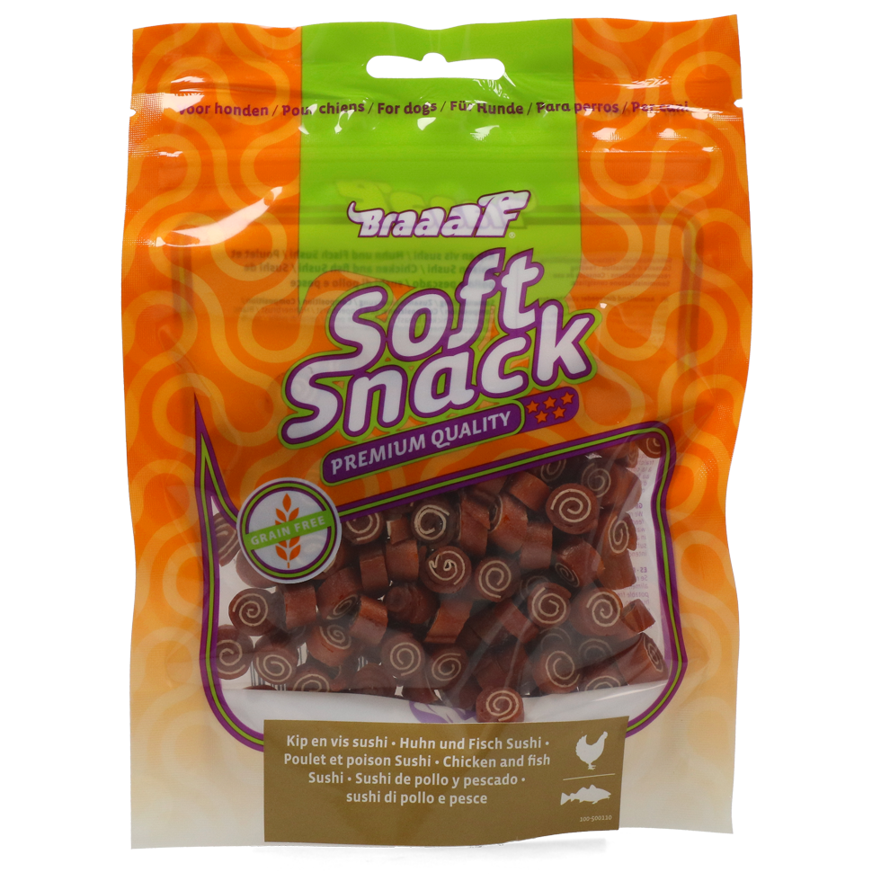 Braaaf Soft Snack Sushi - Kip & Vis 2026 Braaaf Soft Snack Sushi - Kip & Vis