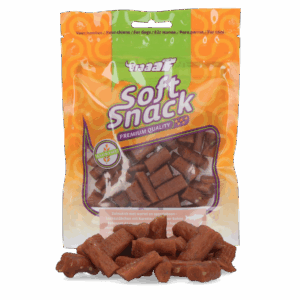 Braaaf Soft Snack Zalmstick met wortel en sperzieboon