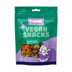 Braaaf Vegan Snack Mixed Hoops Spinach Pumpkin Beetroot - 1 cm
