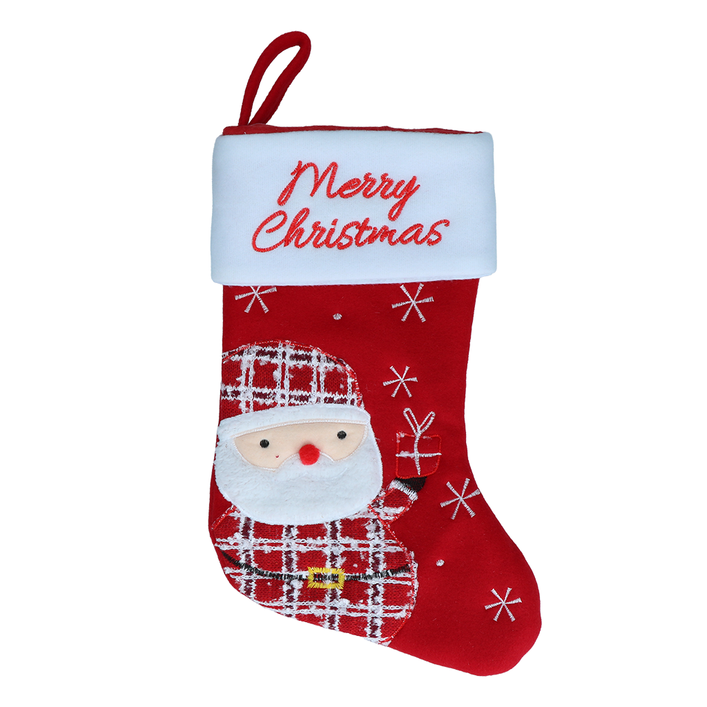Kerstsokken Christmas Stocking Wooly Santa 2026 Kerstsokken Christmas Stocking Wooly Santa