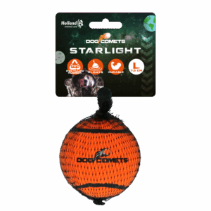 Dog Comets Tennisbal Starlight L Oranje