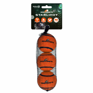 Dog Comets Tennisbal Starlight M Oranje (3-Pack)