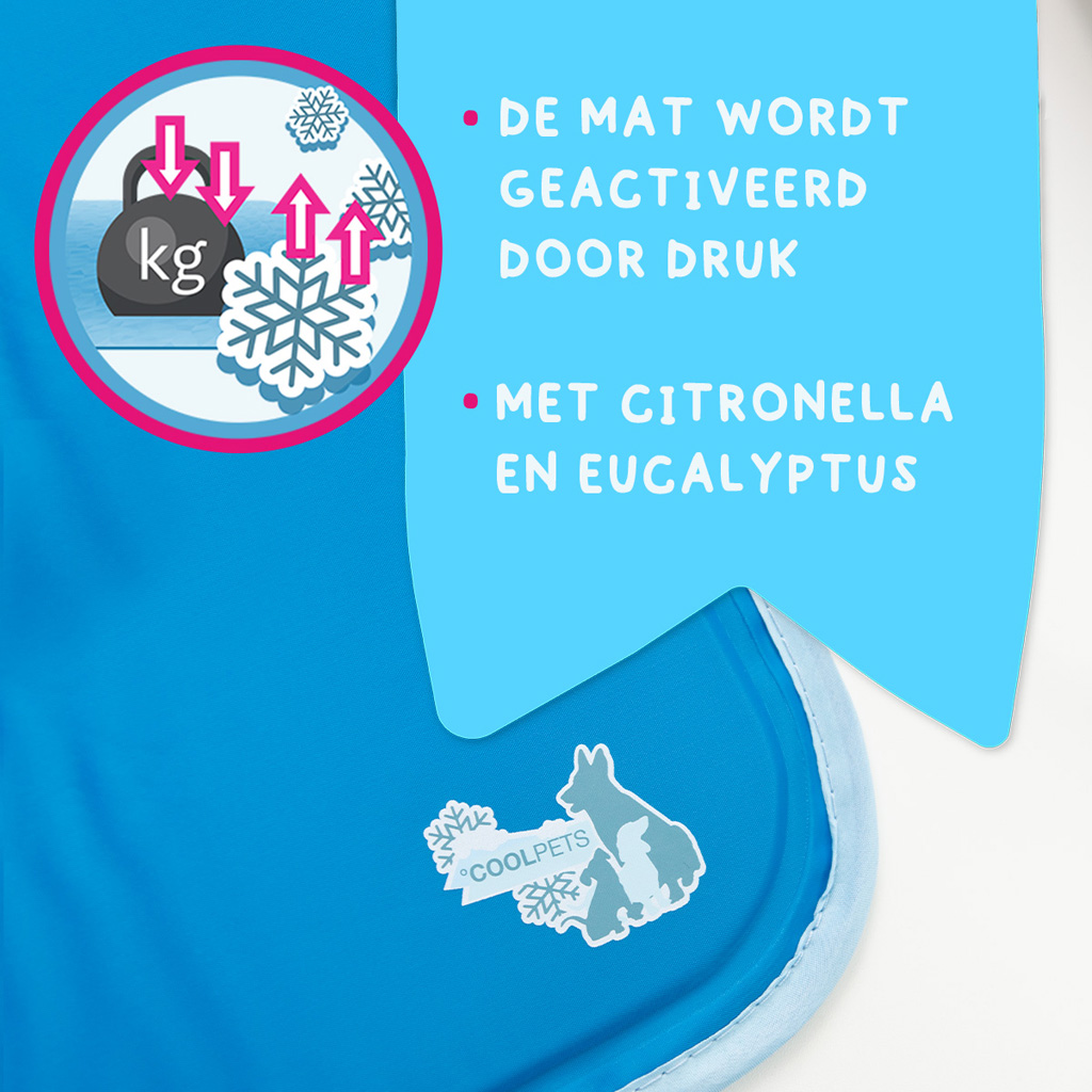 Coolpets Premium Solid gel Cooling Mat L 60x90cm 2026 Coolpets Premium Solid gel Cooling Mat L 60x90cm - Afbeelding 5