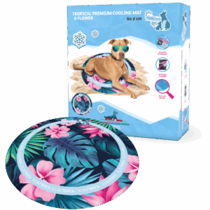 CoolPets Tropical Premium Cooling Mat Flower
