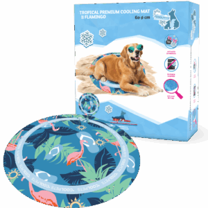 CoolPets Tropical Premium Cooling Mat Flamingo