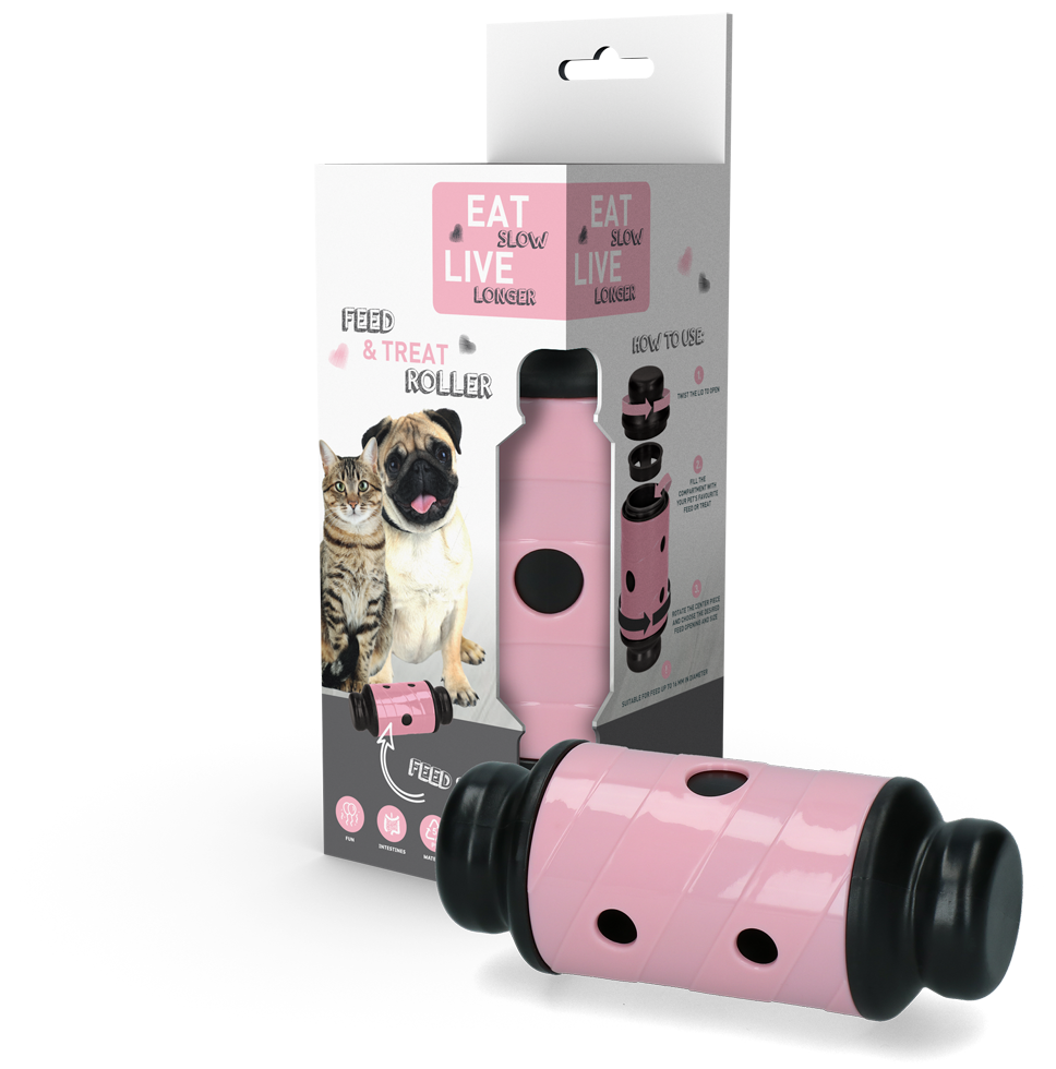 Eat Slow Live Longer Feed & Treat Roller Roze S 2026 Eat Slow Live Longer Feed & Treat Roller Roze S