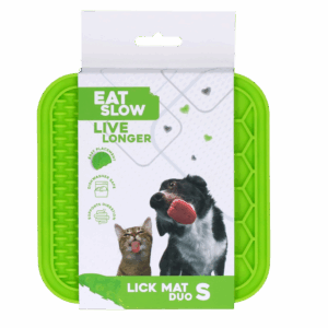 Eat Slow Live Longer Lick Mat Duo S Groen