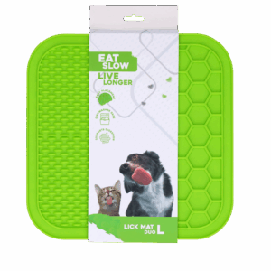 Eat Slow Live Longer Lick Mat Duo L Groen