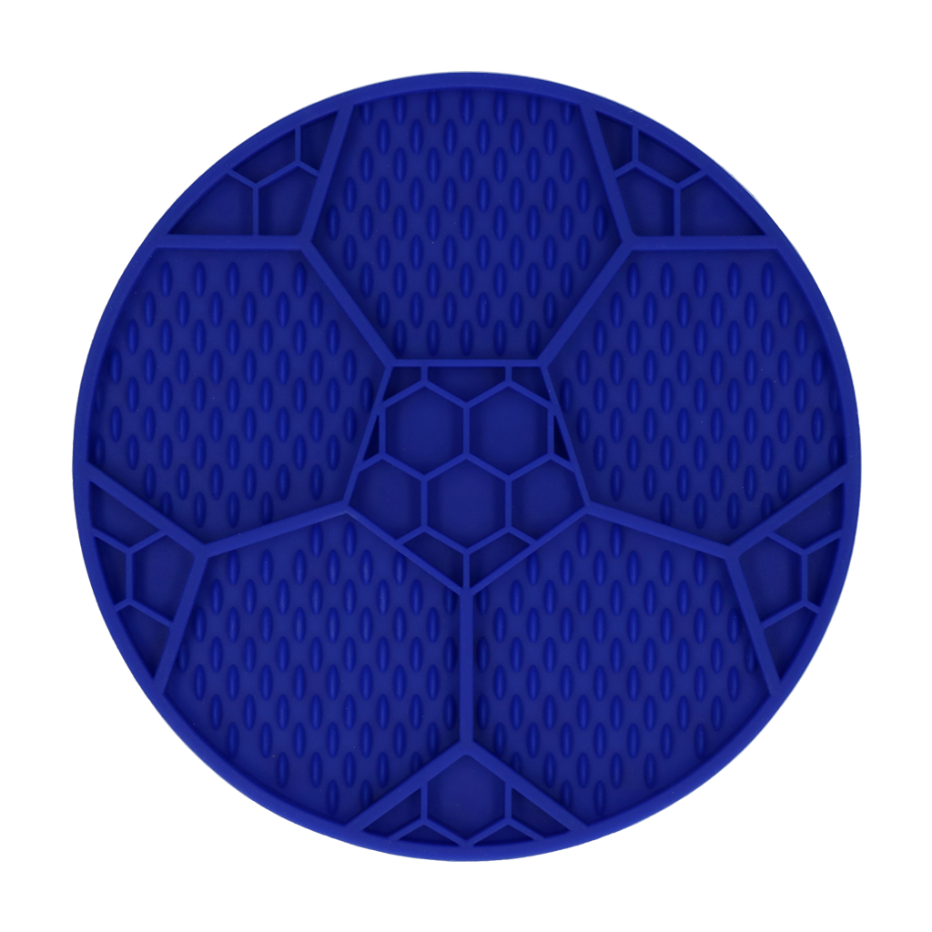 Eat Slow Live Longer Lick Mat Soccer Ball Blauw 2026 Eat Slow Live Longer Lick Mat Soccer Ball Blauw - Afbeelding 2