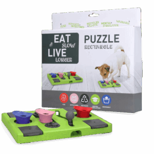 Eat Slow Live Longer Puzzle Rectangle