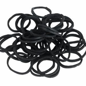 Elastiekjes rubber zwart