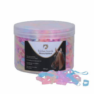Excellent Horse Rubber Bands Silicone Rainbow