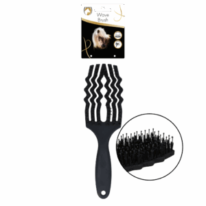 Excellent Horse Wave Brush Zwart