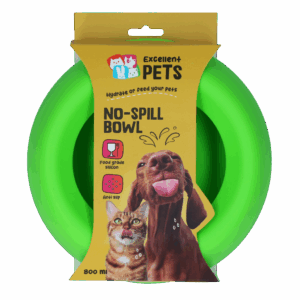 Excellent Pets No-Spill Bowl 800ml Groen M