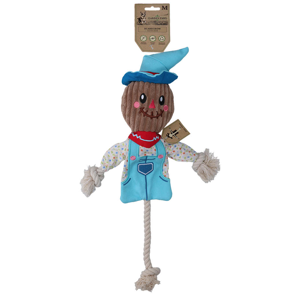 Garden Paws Scarecrow Calvin Crow M 2026 Garden Paws Scarecrow Calvin Crow M