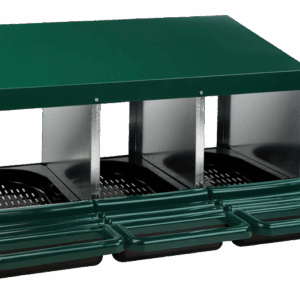 Gaun Pluimvee Legnest Plastic Vloer 3 Vakken (Max. 15 kippen)