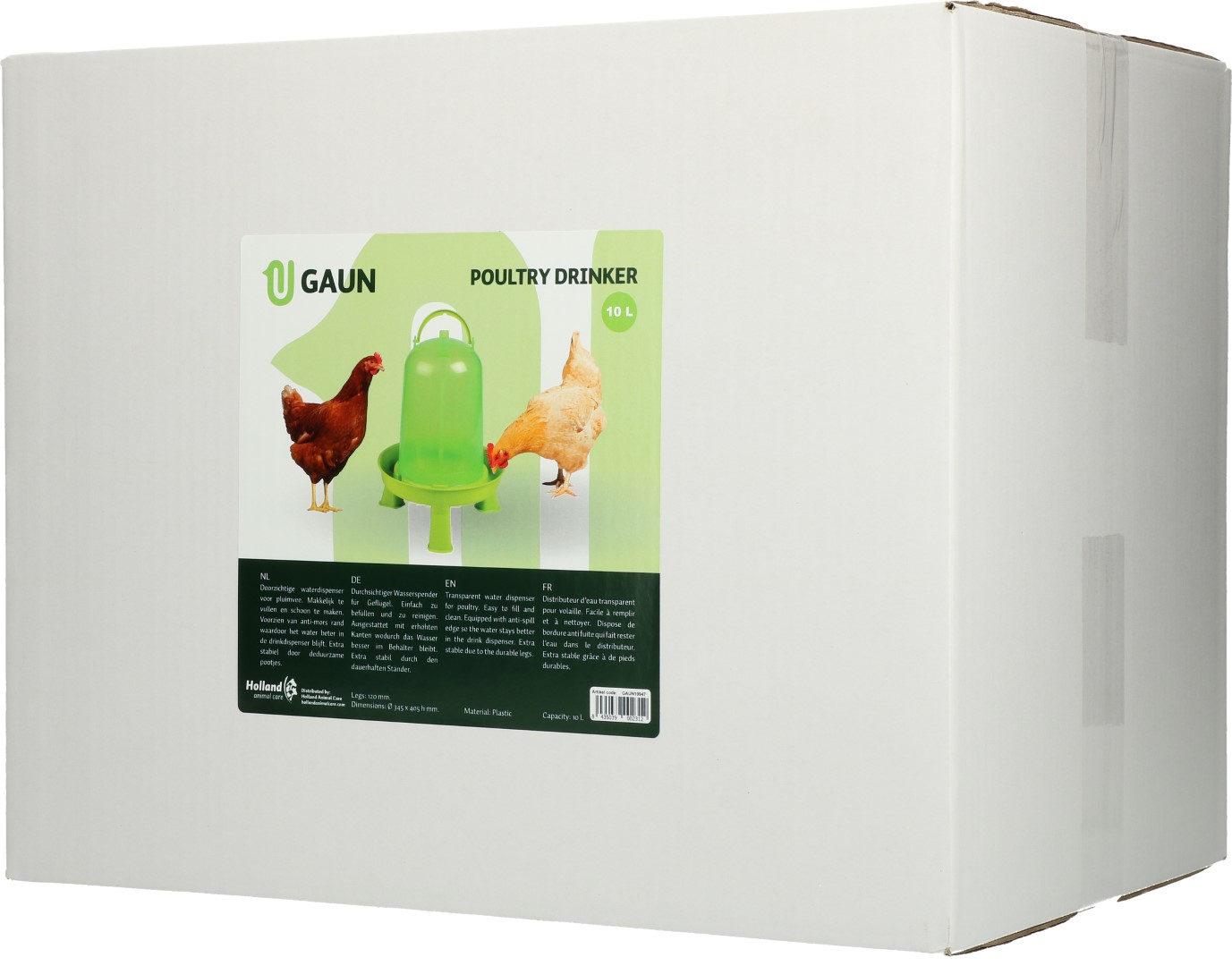 Gaun Pluimvee Drinktoren op Pootjes Limoengroen 10 l 2026 Gaun Pluimvee Drinktoren op Pootjes Limoengroen 10 l - Afbeelding 3