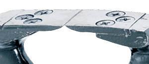 Hoeftang dubbele overbrenging messen