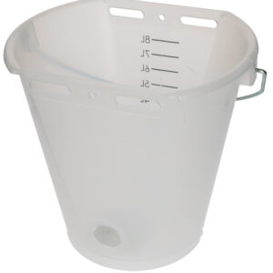 Kalveremmer wit transparant 2-zijdig plat Transparant wit