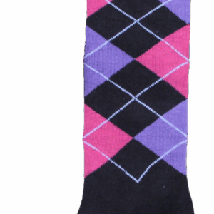 Kniekous RE d.grijs/roze/paars 43-46