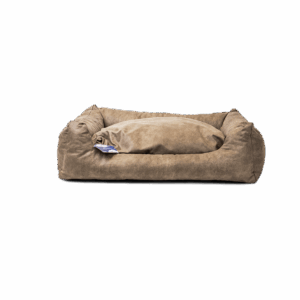 Let's Sleep Sweet Dreams Hondenmand Met Kussen L Taupe