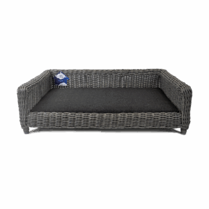 Let's Sleep Cozy Basket Rieten Hondenmand XL Antraciet