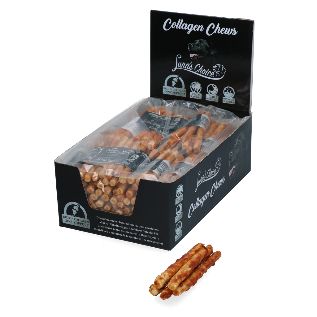 Luna's Choice Collagen Chews Stick Kip S 2026 Luna's Choice Collagen Chews Stick Kip S - Afbeelding 3