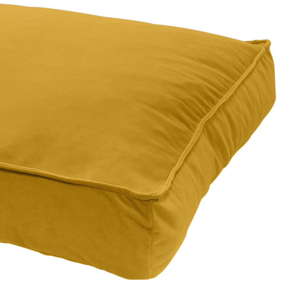 Madison Velours Lounge Cushion Geel L 2026 Madison Velours Lounge Cushion Geel L - Afbeelding 2