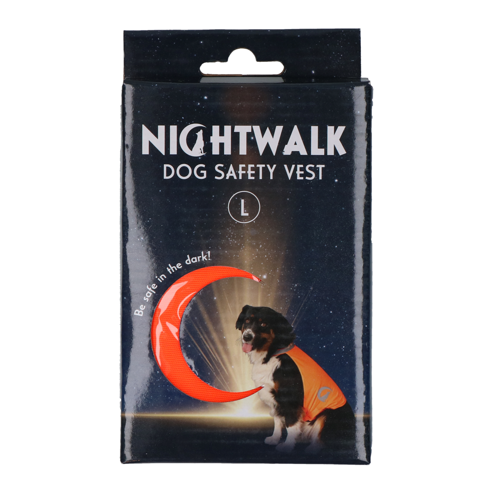 Nightwalk Safety Vest Oranje L 2026 Nightwalk Safety Vest Oranje L