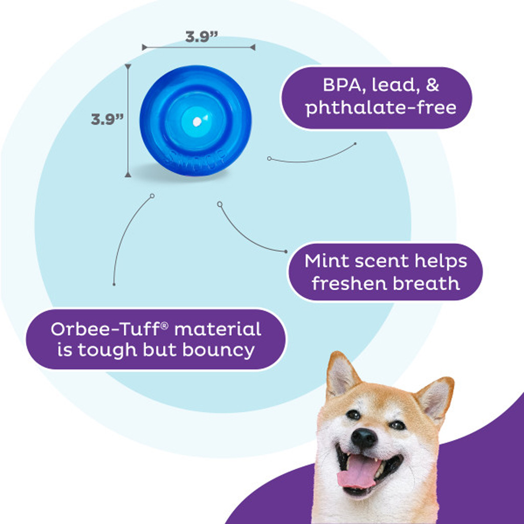 Outward Hound Orbee-Tuff Snoop M Blauw 2026 Outward Hound Orbee-Tuff Snoop M Blauw - Afbeelding 3