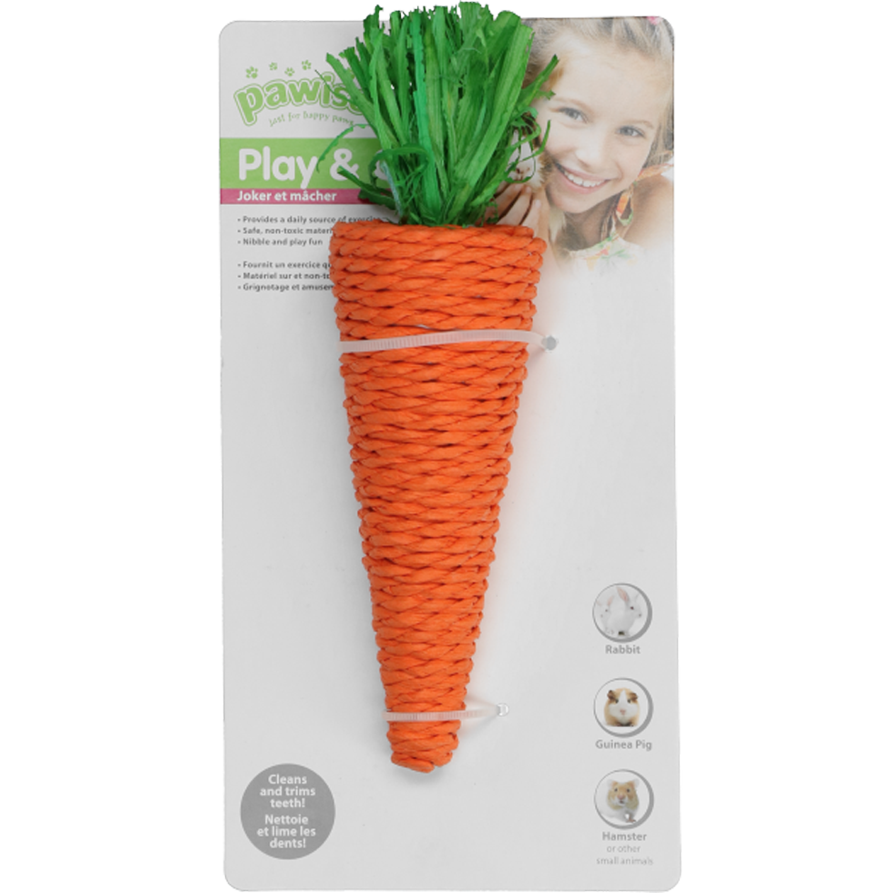 Pawise Play & Chew Carrot 2026 Pawise Play & Chew Carrot - Afbeelding 2