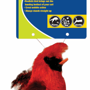 Petsport Feathered Kitty Wobbler Rood