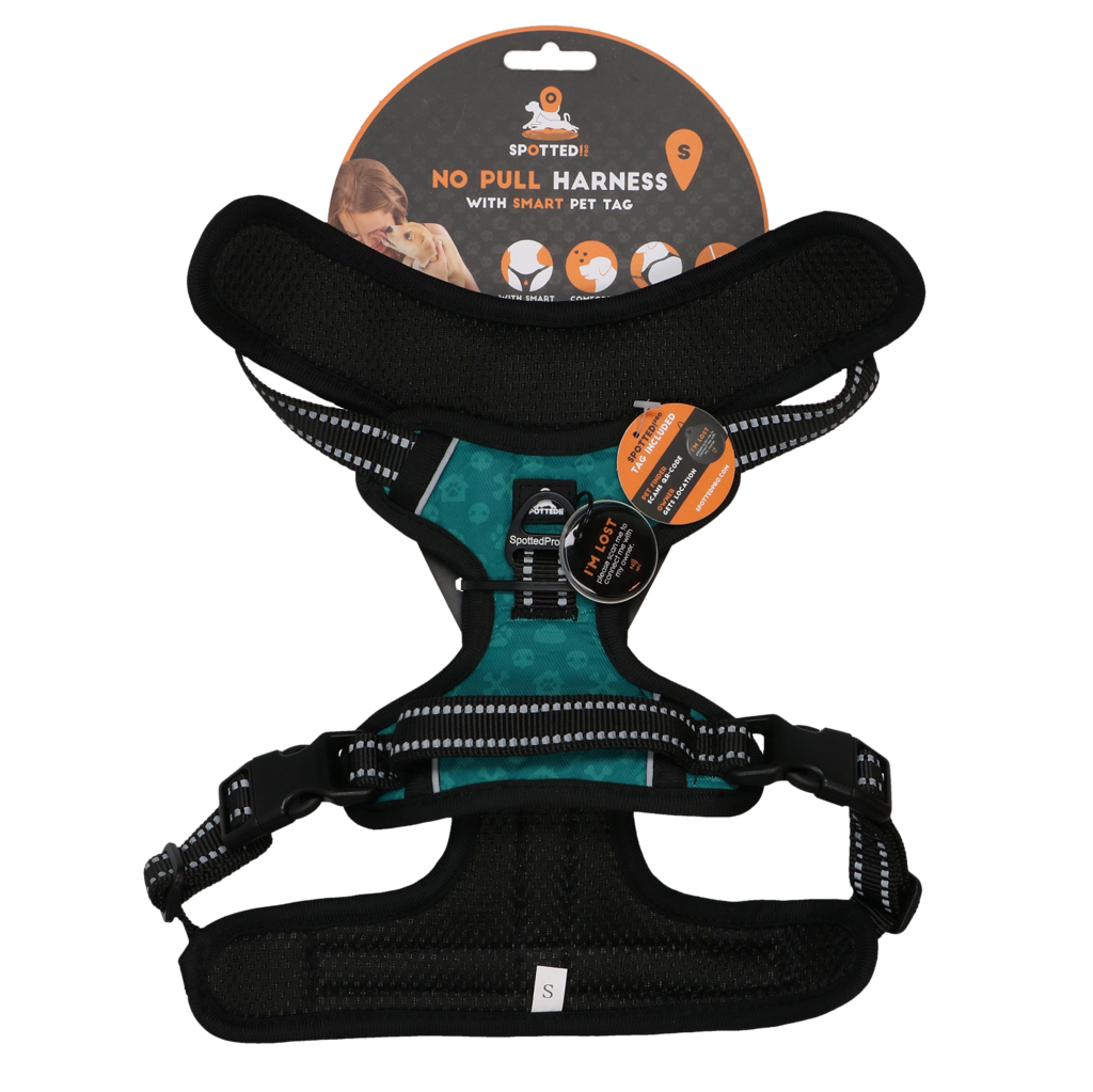 Spotted! Pro No Pull Harnas Groen S 2026 Spotted! Pro No Pull Harnas Groen S