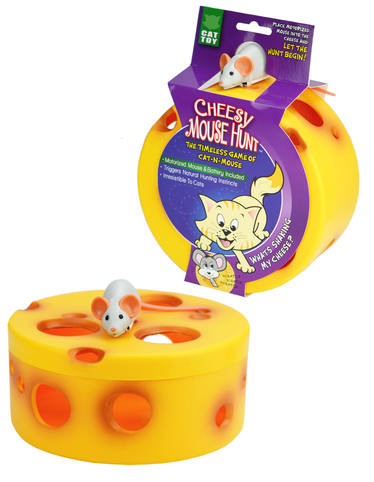 VisionSmart Cheesy Mouse Hunt Cat Toy 2026 VisionSmart Cheesy Mouse Hunt Cat Toy