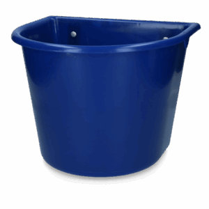 Voerbak 15 l met ophang Donkerblauw
